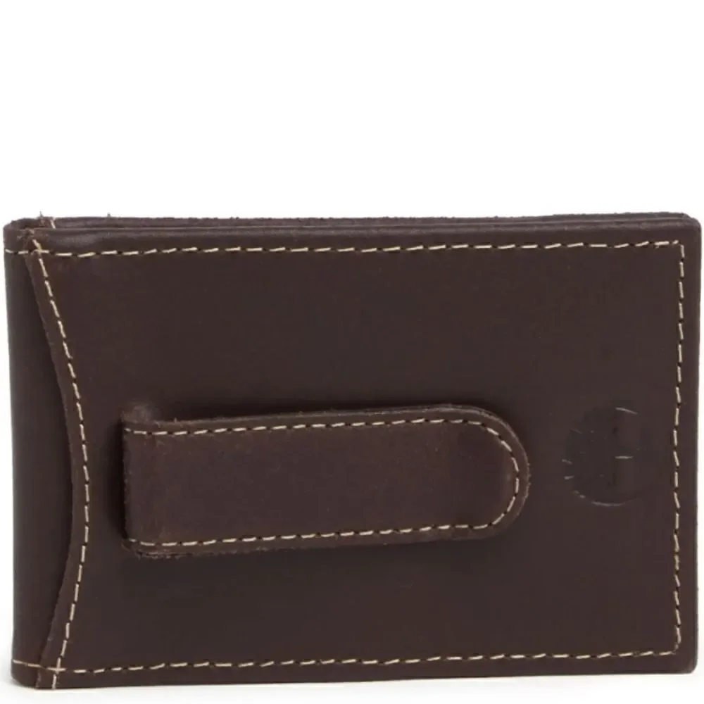 Men’s Timberland Delta Leather Flip Clip Wallet Bag